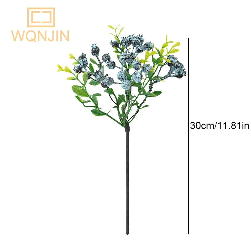 Artificial Flower Fruit Berries Fake Plants Decoration Christmas Berries Foam Flowers Wedding Home Table Decorative artificial plants artificial flowers artificial fruits and vegetables artificial holly berries
