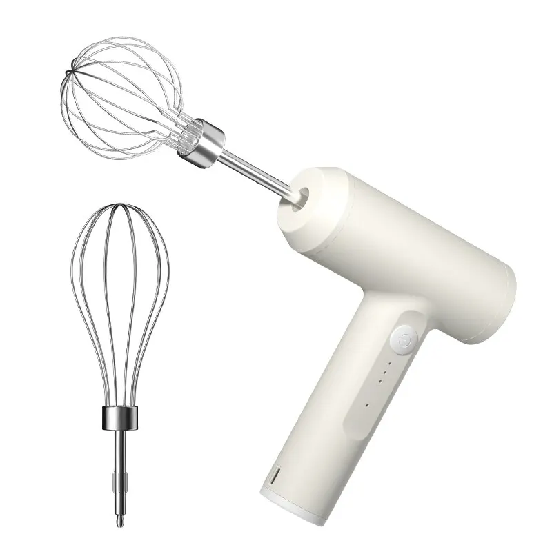 Wireless Electric Food Mixer with 3 Speed Settings - Portable Kitchen Tool