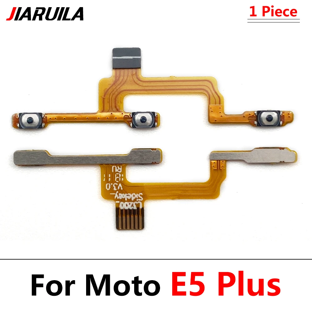 Replacement Power On/Off Volume Switch Key Button Flex Cable Ribbon for Motorola Moto E Series