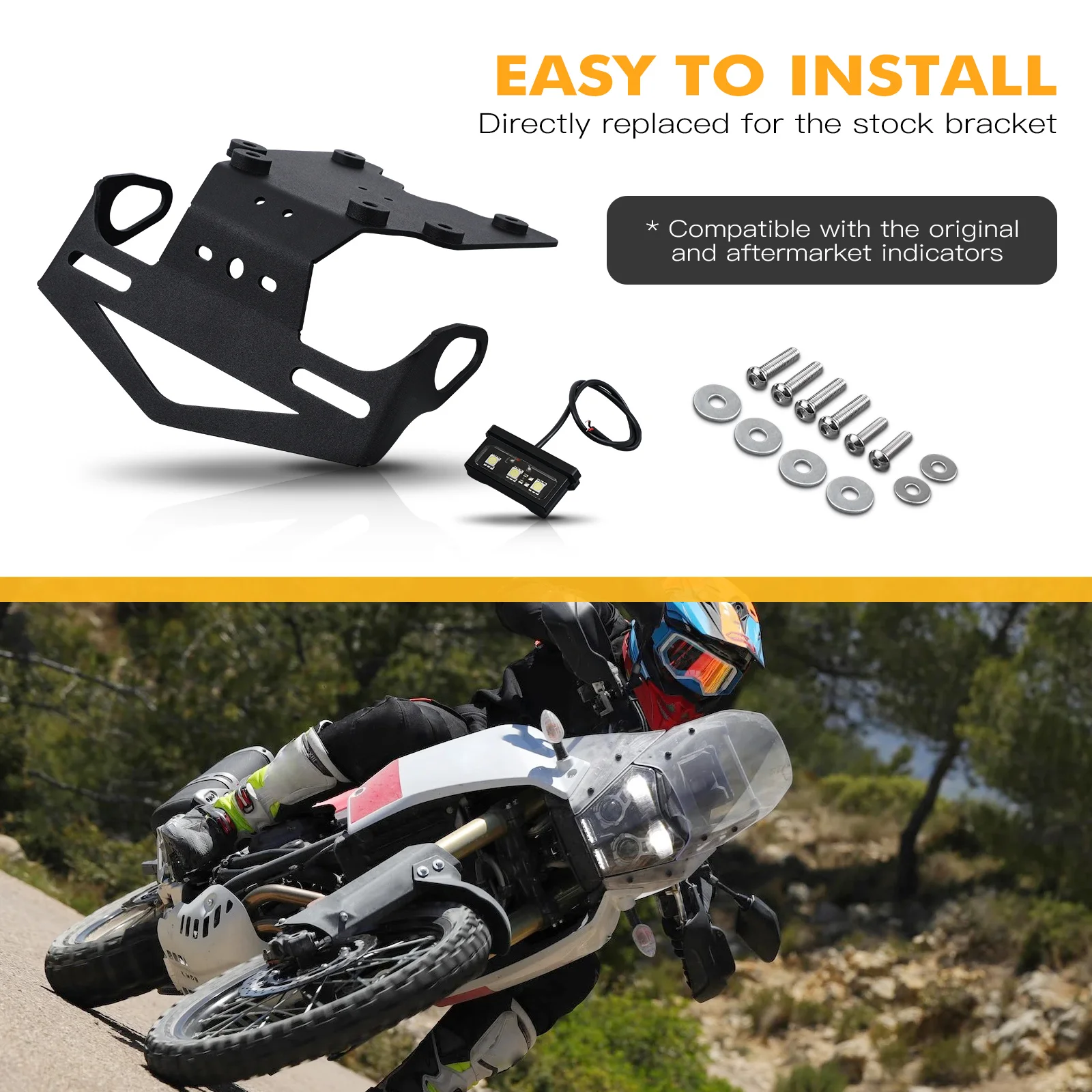 Fender eliminator specifications Tenere 700