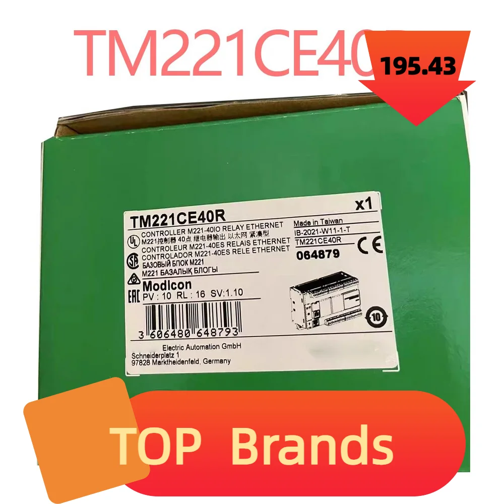 100NEWORIGINAL1YearWarrantyPLCControllerTM221CE40TTM241C40T