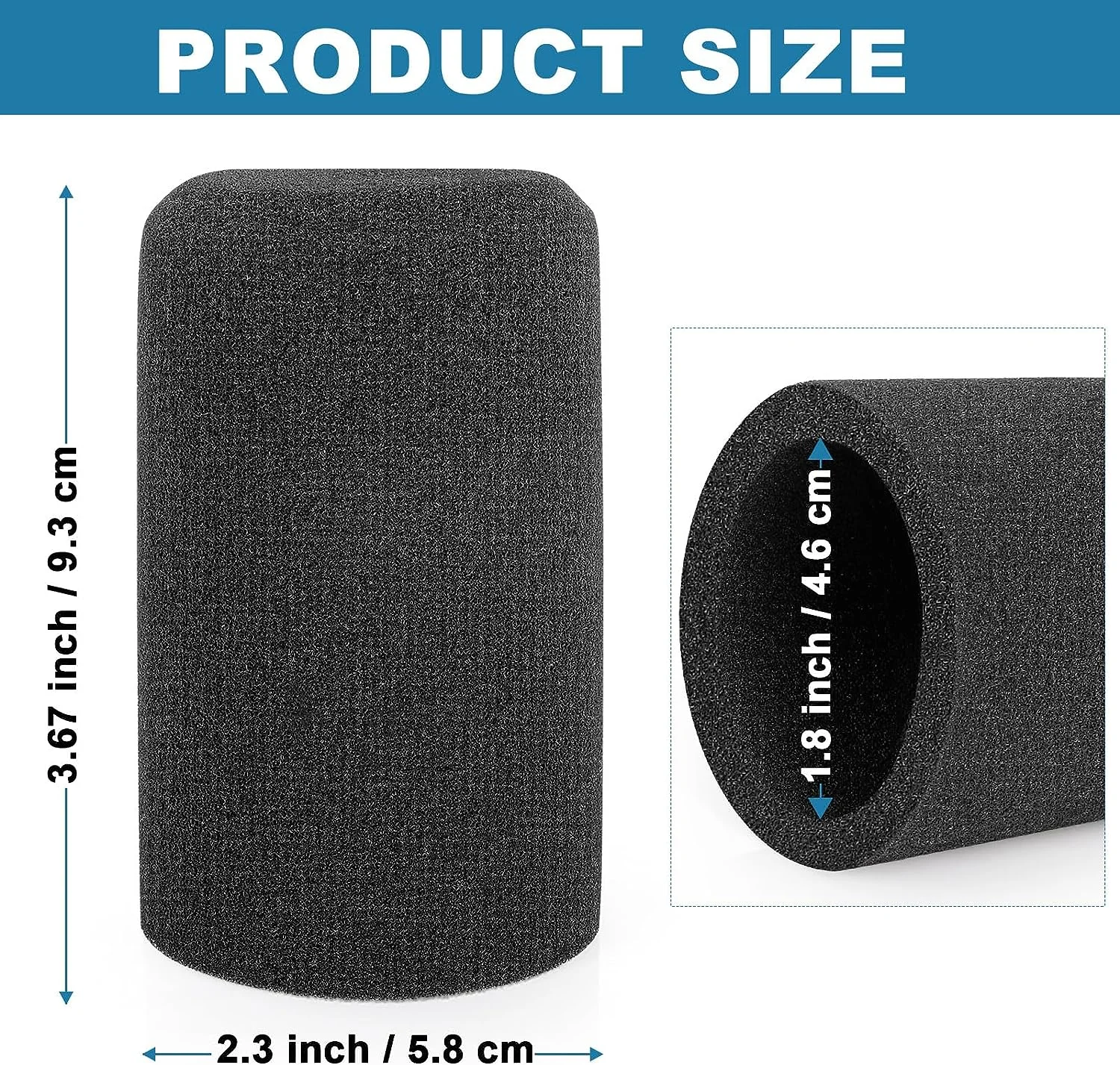 Microphone Windscreen microphone cover microphone accessories microphone windscreen microphone pop filter Windscreen For Shure SM7B Microphone Pop Filter Cover Professional Noise Reduction Sponge Foam Replacement For SM7B Mic