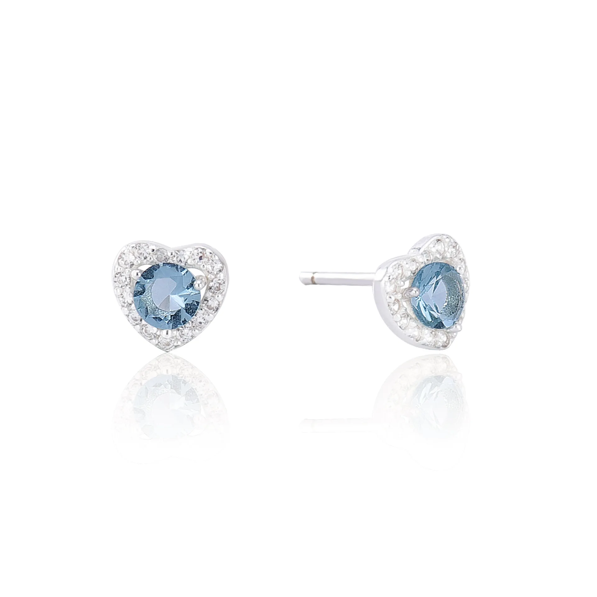 

SFE3 Stud Earrings With Cubic Zirconia Korea Fashion Jewelry for Girls Small Cute Shiny Ear Rings