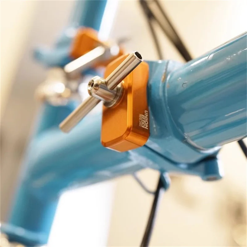 1 Paio Union Jack C Buckle New Aline Cline Pline Per Brompton C Buckle Anodo