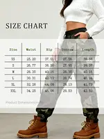 Women’s Lightweight Quick-Dry Camo Cargo Pants - Tapered Leg Elastic Drawstring Waistband Breathable Tactical Pants - Image 6