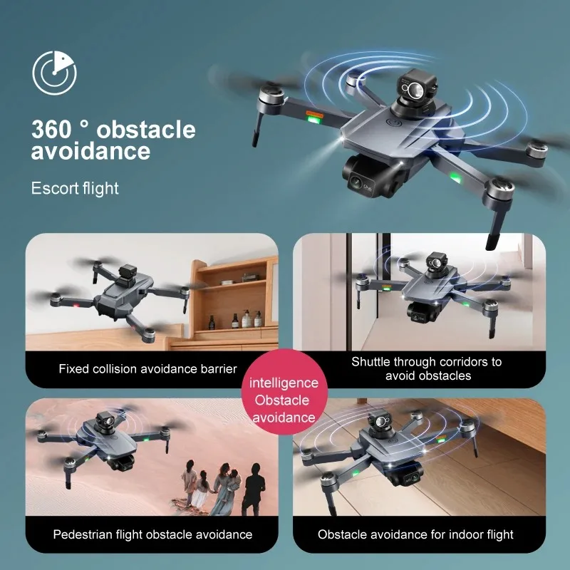 Drone RG101 PRO ou MAX avec GPS et caméra 4K, prêt pour une livraison rapide en France