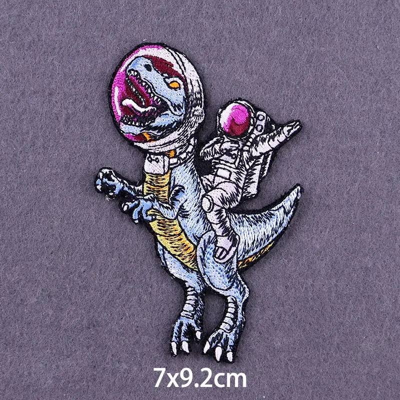 Diansour Eisen auf Patches für Kleidung thermoadhäsive Patches Abenteuer Landschaft Tier Stickerei Patch auf Kleidung DIY – Detail 14