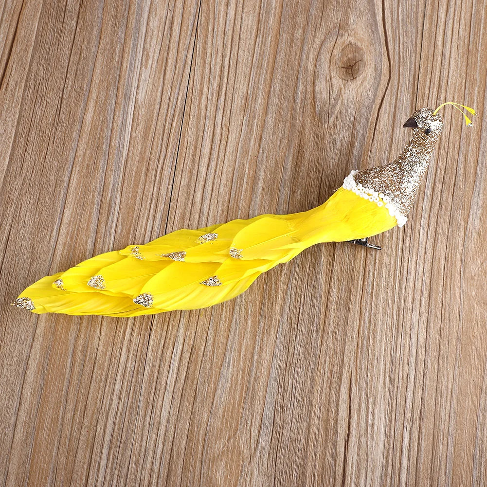 Imitation Peacock Model Cute Realistic Foam Feathers Bird Mini Decorative Craft Birds Home Garden Decorations Photography Props
