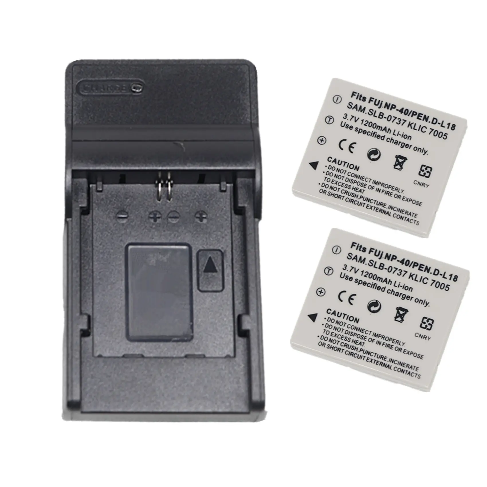 Np-40 Batteria Della Fotocamera O Caricabatterie Usb Per Sanyo Xacti Vpc-E1075 E1090 E760 E760Gl E760P E860 E870 E870G E875 E875Ex E890