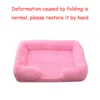 Square Dog Bed Plush Pet Bed Winter Thickened Pad House for Dogs Bed Cat Sofa for Flyffy Dogs Sleeping Bed Sofa Removable Mat 6