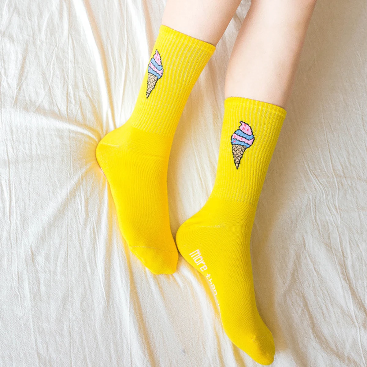 5-Paar Damen-Bettsocken, Blockfarbe, flauschig, warm, Winter, Weihnachtsgeschenk, weicher Boden, Zuhause, Bonbonfarben, Korallensamtsocken – Detail 11
