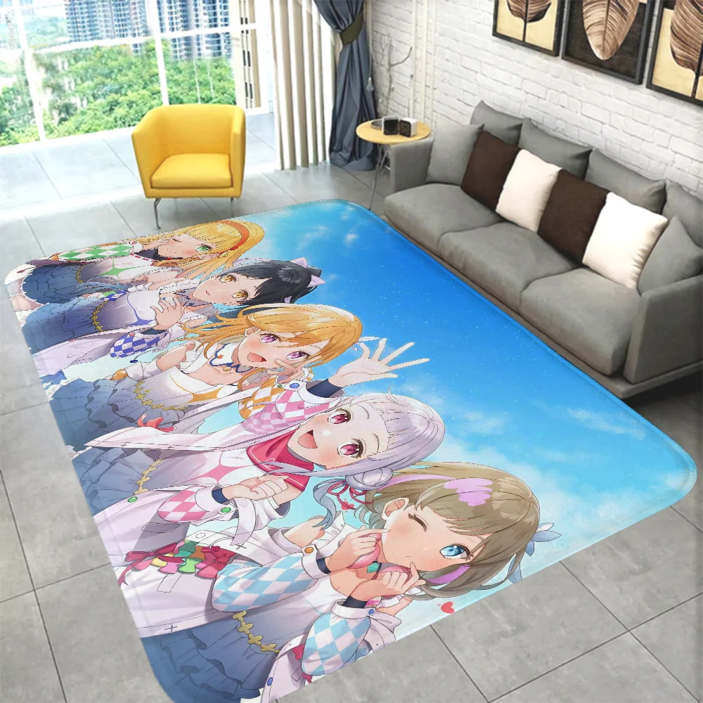 S-School Idol Project Carpet for Bathroom Mats Goods for Home Accsessories Front Door Mat Floor Carpet in the Bedroom Rug Custom 3