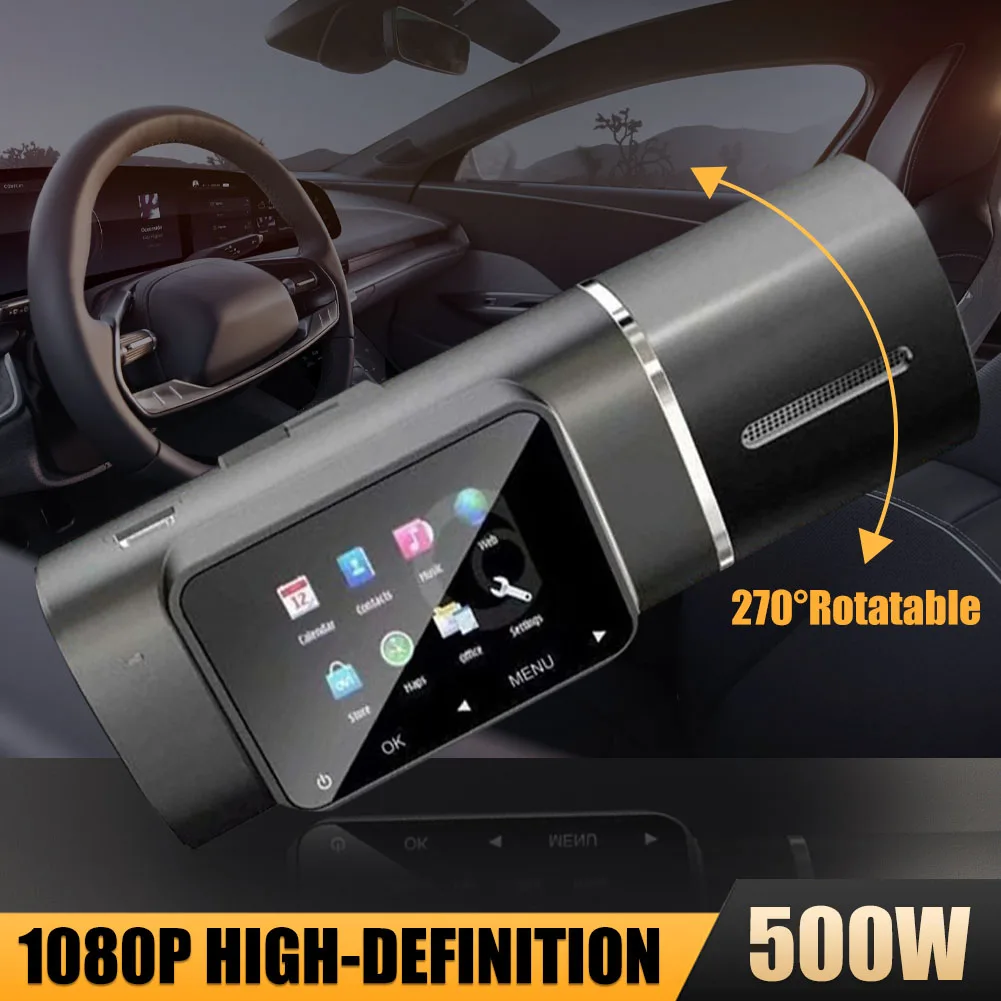 Dual 1080P Dash Cam Front And Inside HDR Night Vision Car Camera Driving Recorder 310° Wide Angle Loop Recording Parking Monitor yi smart dash camera