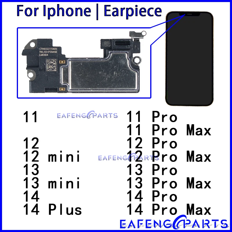 Динамик для iPhone 11 12 13 14 pro max mini Plus