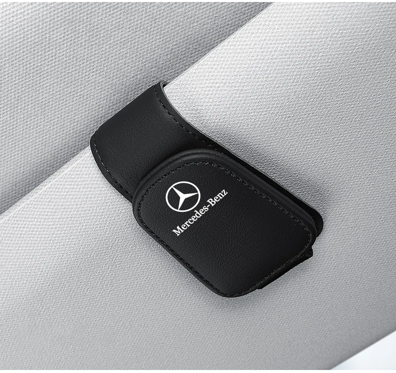 thumbnail image 1 of Parasol interior para coche, soporte para gafas, clip para gafas de sol, para Mercedes Benz Clase ABCE W204 W206 W220 W210 W213 W214 W221 W222, 1 of 5