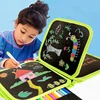 14 Pages Magic Blackboard Children Educational Toy Kids Coloring Books toys to Draw Erase Boards with 12 pcs Water Chalk Pens 2