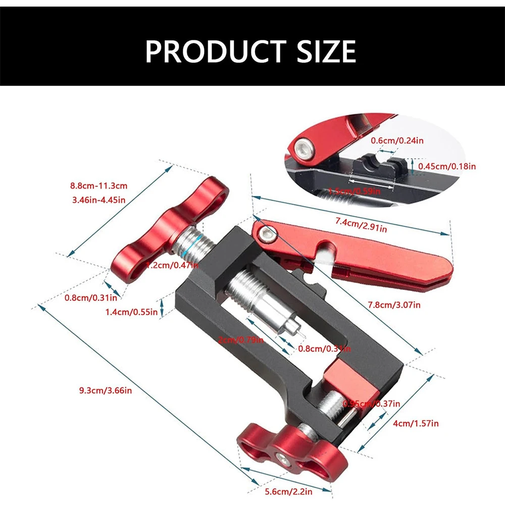 자전거 브레이크 유압 호스 오일 니들 드라이버 삽입 설치 도구 자전거 케이블 플라이어 올리브 커넥터 도구 BH90 59 설치 프레스