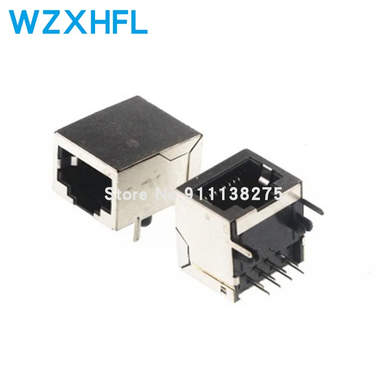 

10 шт., разъем RJ45, 8 контактов
