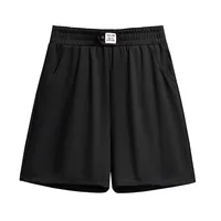 150Kg Plus Size Women's Hip 150 Summer Loose High Waist Casual Shorts Black White 4XL 5XL 6XL 7XL 8XL 9XL - Image 5