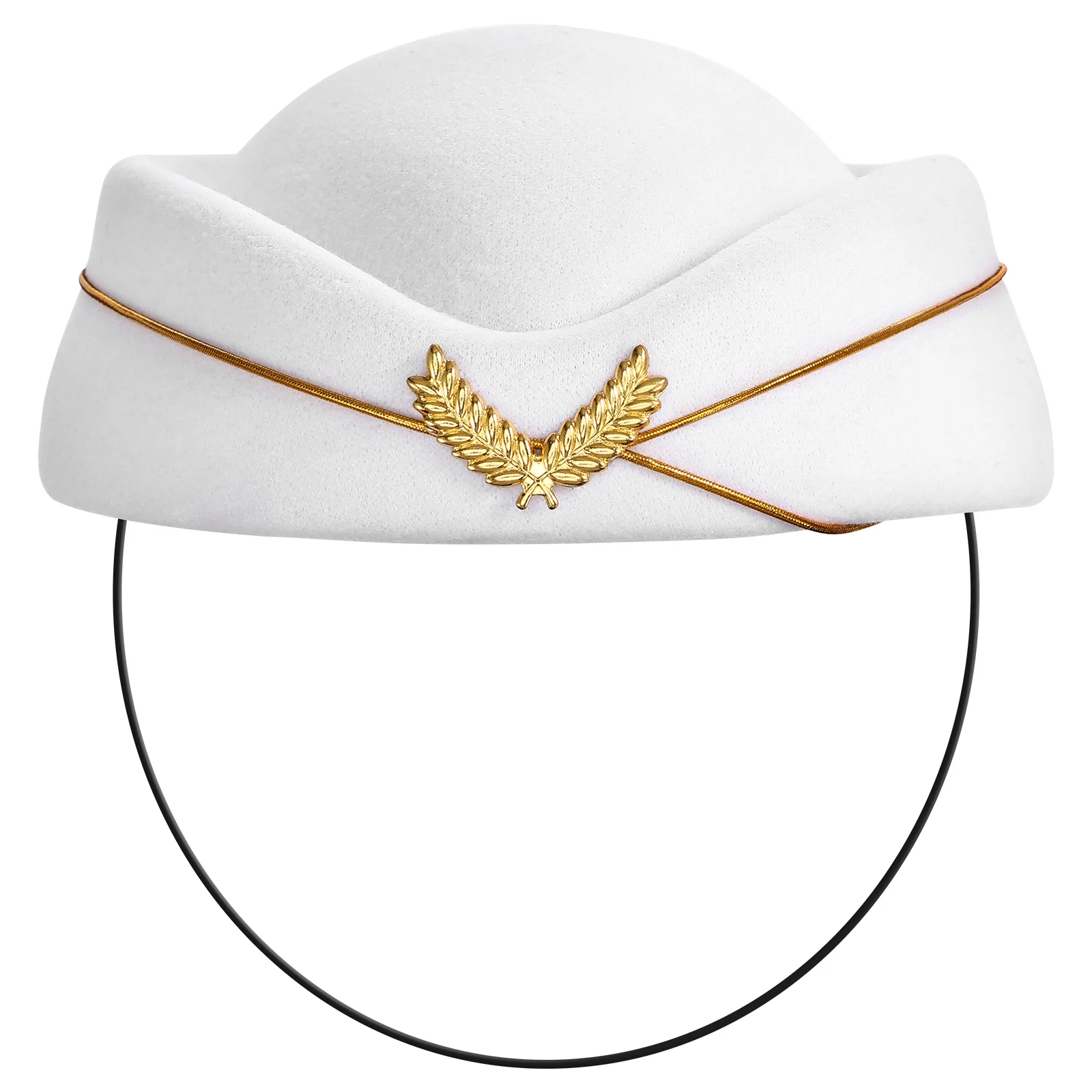 

Flight Attendant Headwear Performance Hat Accessories Cosplay Stewardess Cap Women Costume