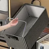 Folding Metal Frame Clothes Storage Box Large Capacity Pants Storage Box Household Moisture-proof Closet Organizer Storage Boxes 5