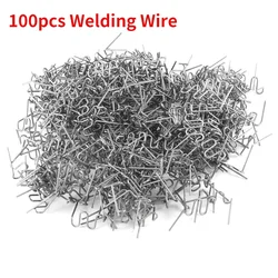 Agrafeuse à chaud en plastique, 100 pièces, fil à souder pour Automobile, pare chocs, Machine à souder, agrafes préondulées Standard, clou de soudage pour réparation de pare chocs 