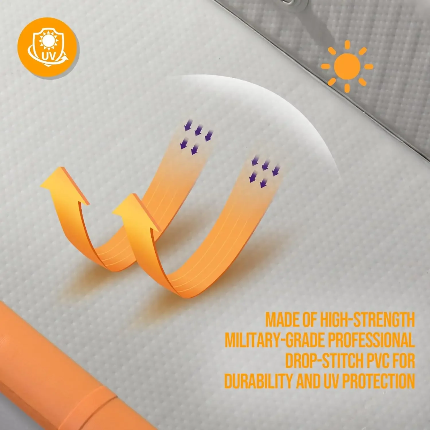 Kayak Foldable Kayak for Adults Blow Up Kayaks with Kaykay Seats Foot Pedal 7.6 FT Aluminum Oars Output and Input Air Pump