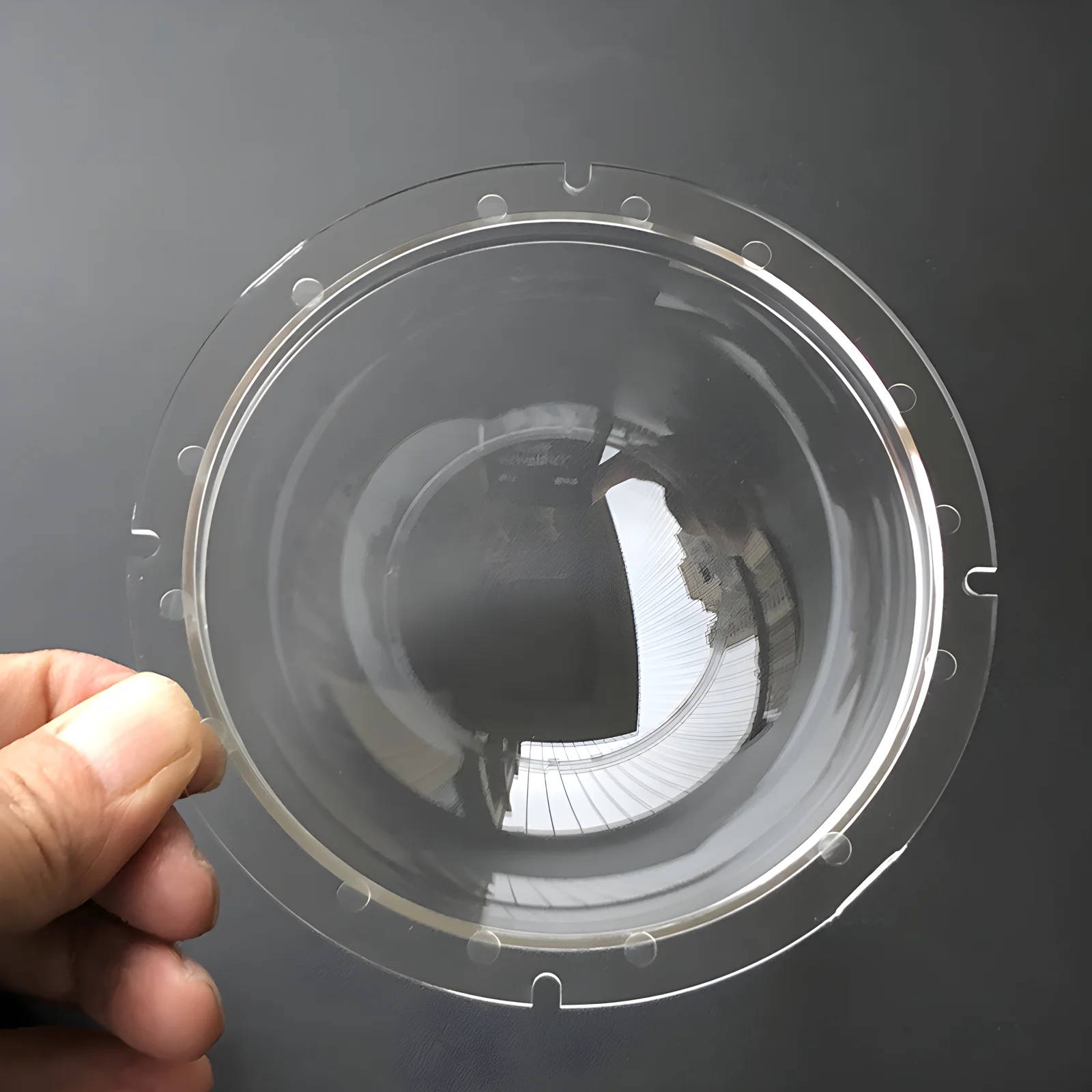 High Definition Transparent 4-inch Acrylic Ball Cover, Glass Dustproof Dome Cover for Camera Surveillance Protective Shell, 5PCS