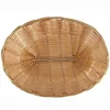 12Pcs Handwoven Oval Plastic Basket, Wicker Bread Baskets, Tabletop Fruit Vegetables Food Serving Basket for Home & Kitchen 3