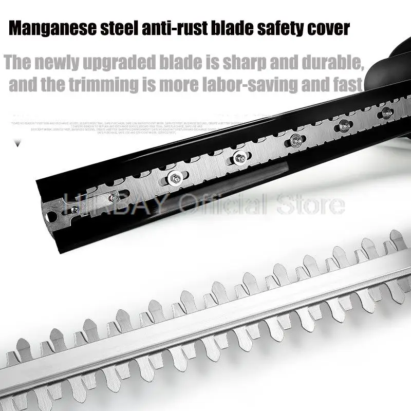 Brushless Hedge Trimmer Cordless Hedge Trimmer Dual Action Pruning Saw Cutter Rotating Handle Garden Tool for Makita 18V Battery 5