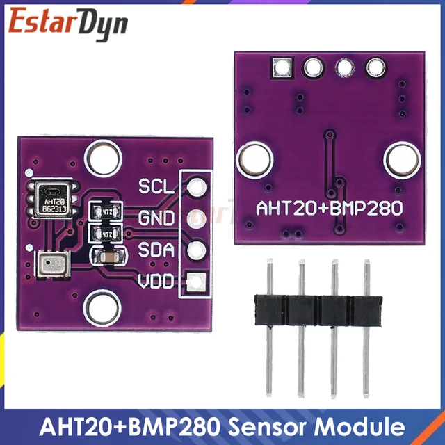 Estardyn AHT20+BMP280 2 in 1 Temperature Humidity Air Pressure Module High-precision Digital Temperature and Air Pressure Sensor