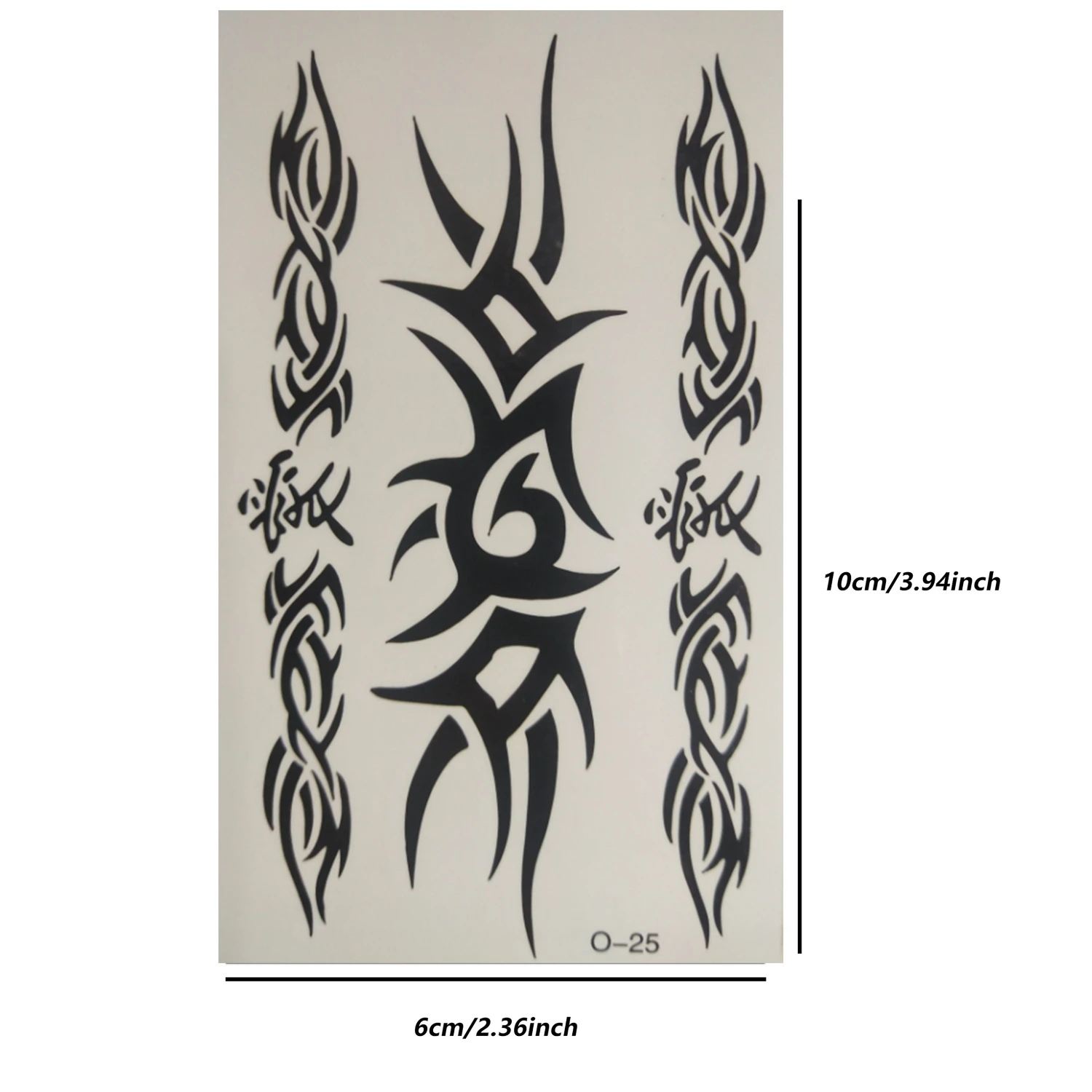 30-Pack Realistic Temporary Tattoos-Waterproof & Long-Lasting Chinese Abstract Designs for Arms, Legs & Back-Adult-Friendly,