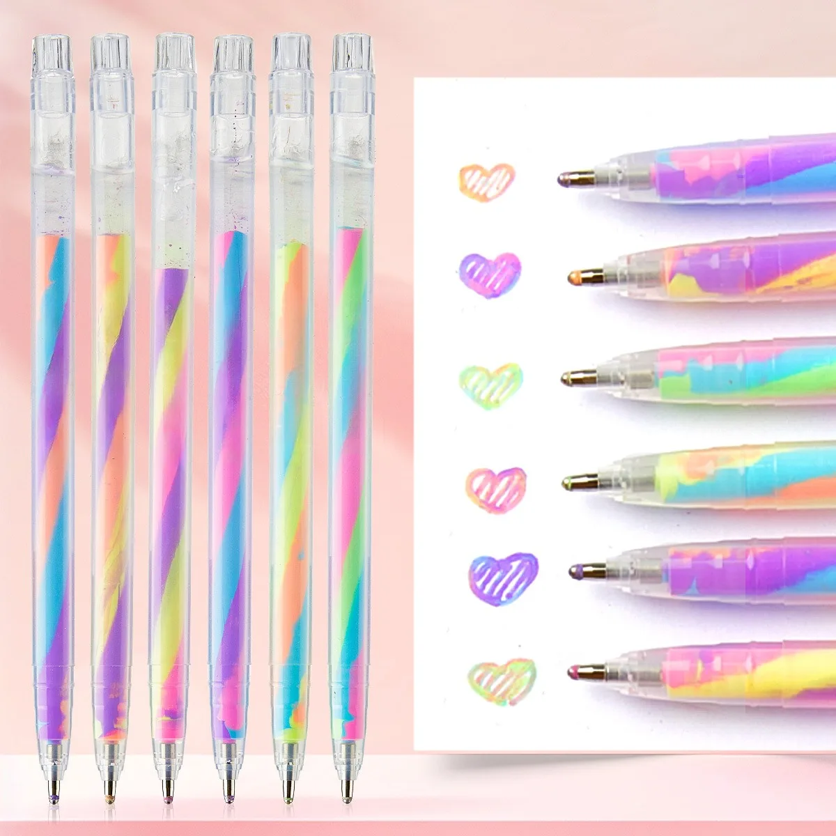 6 colors of pastel