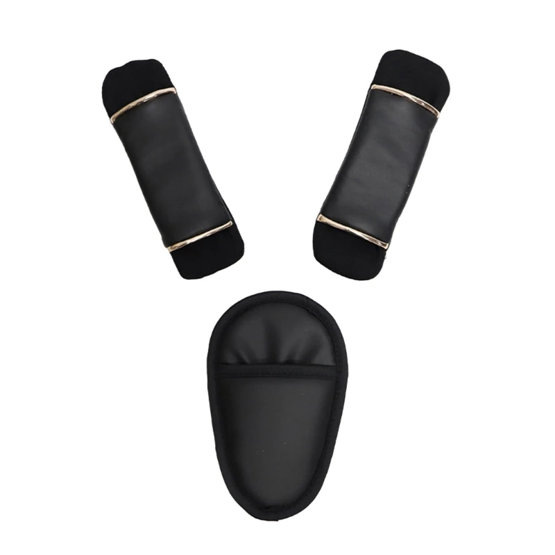 Description Picture 6 of itemBaby Stroller Strap Covers Three Piece Car Seats Accessories Cushion Shoulder Cushion For Stroller Pad Covers For Boy And Girl