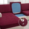 1pcs Water Repellent Cushion Cover Leaf Pattern Jacquard Sofa Seat Cover for Living Room L-Shaped Sofa Backrest Sofa Protector 4