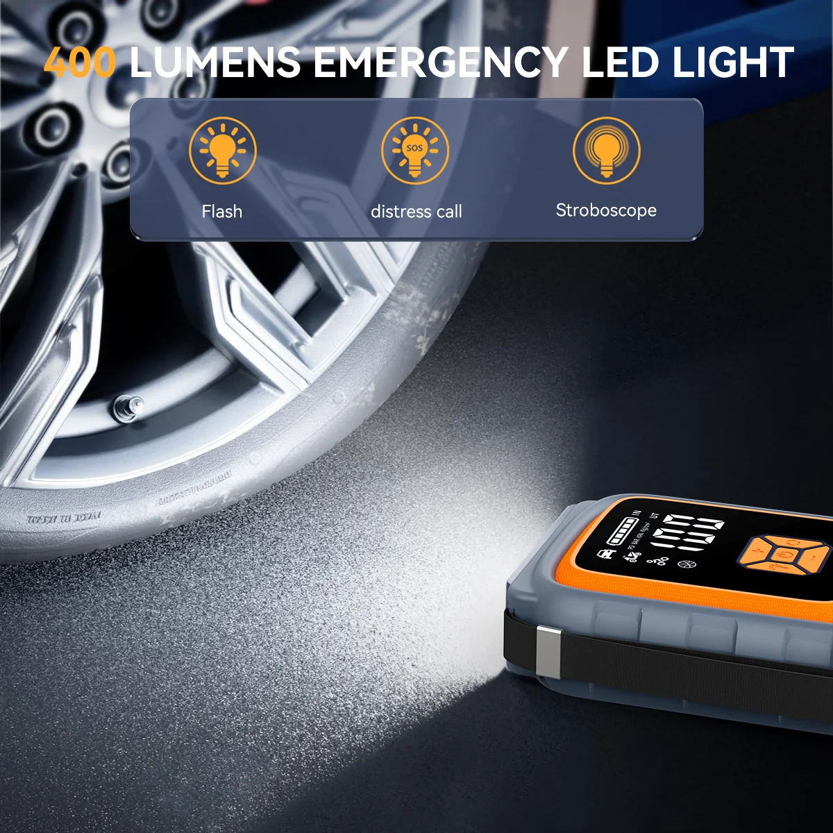 Car Jump Starter Starting Device 1000A Jumpstarter Auto Buster Emergency Booster 12V Car Jump Start Power Bank 10000mAh