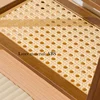 2 Layer Bamboo Wood Storage Rack for Kitchen Spice Caddy Shelf Desktop Cabinet Organizer Display Rack Coffee Bar Counter Shelf 6