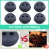 Fuel Gas Tank Rubber Grommet for 2-Hole 21mm (13/16") Hole Trimmer Weed Eater Replacement Kit 4