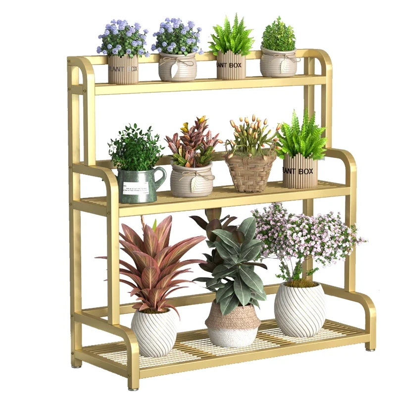 Designer Aesthetics Flower Rack Simple Balcony Flower Rack Living Room Display Wedding Decorations Porte Plantes Home Furniture