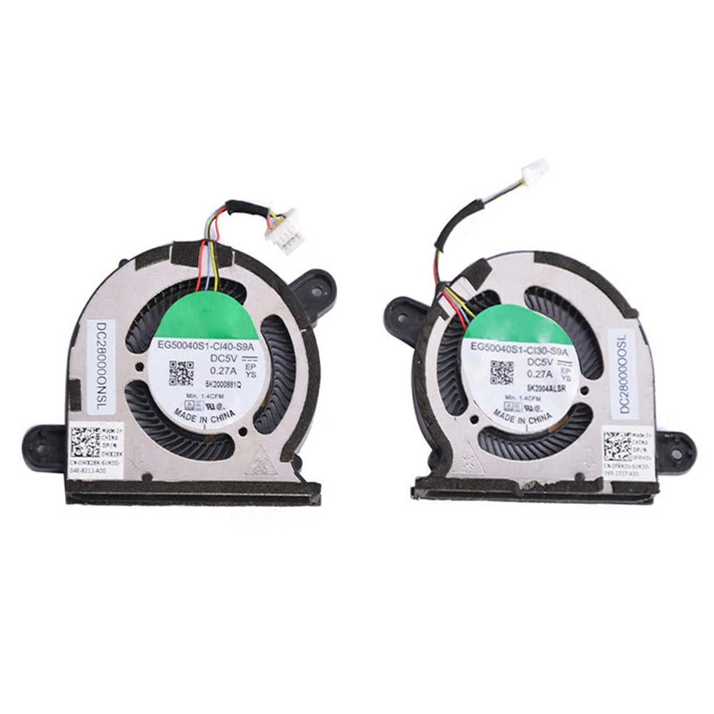 

CPU GPU Cooling Fan For DELL XPS 2020 13 9300 9310 0WX28K 0FRK0V