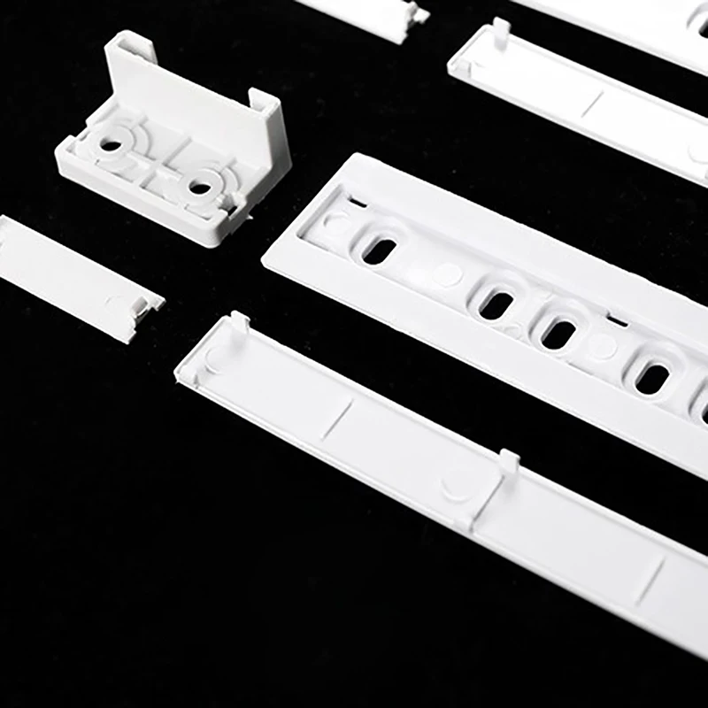 Integrated Fridge Door Plastic Mounting Bracket Fixing Slide Kit For Freezer Refrigerator Door Shelf Rail For Refrigerator 1Set