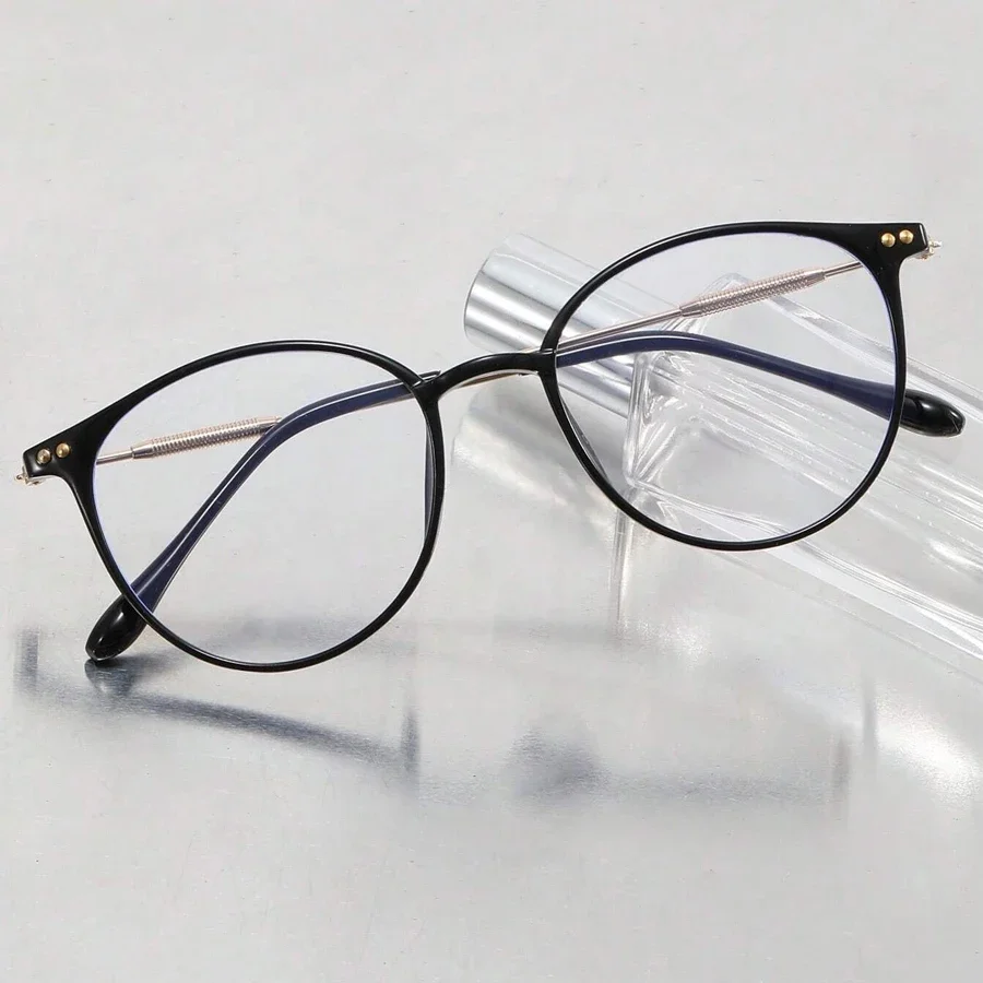 Anti-Blu Glasses Women Eyewear Retro Myopia Men Round Eyeglasses Frame Optical Computer Transparent Universal anti blue light glasses,eyeglasses frames,anti radiation glasses,eyewear frames,women glasses,fashion eyeglasses