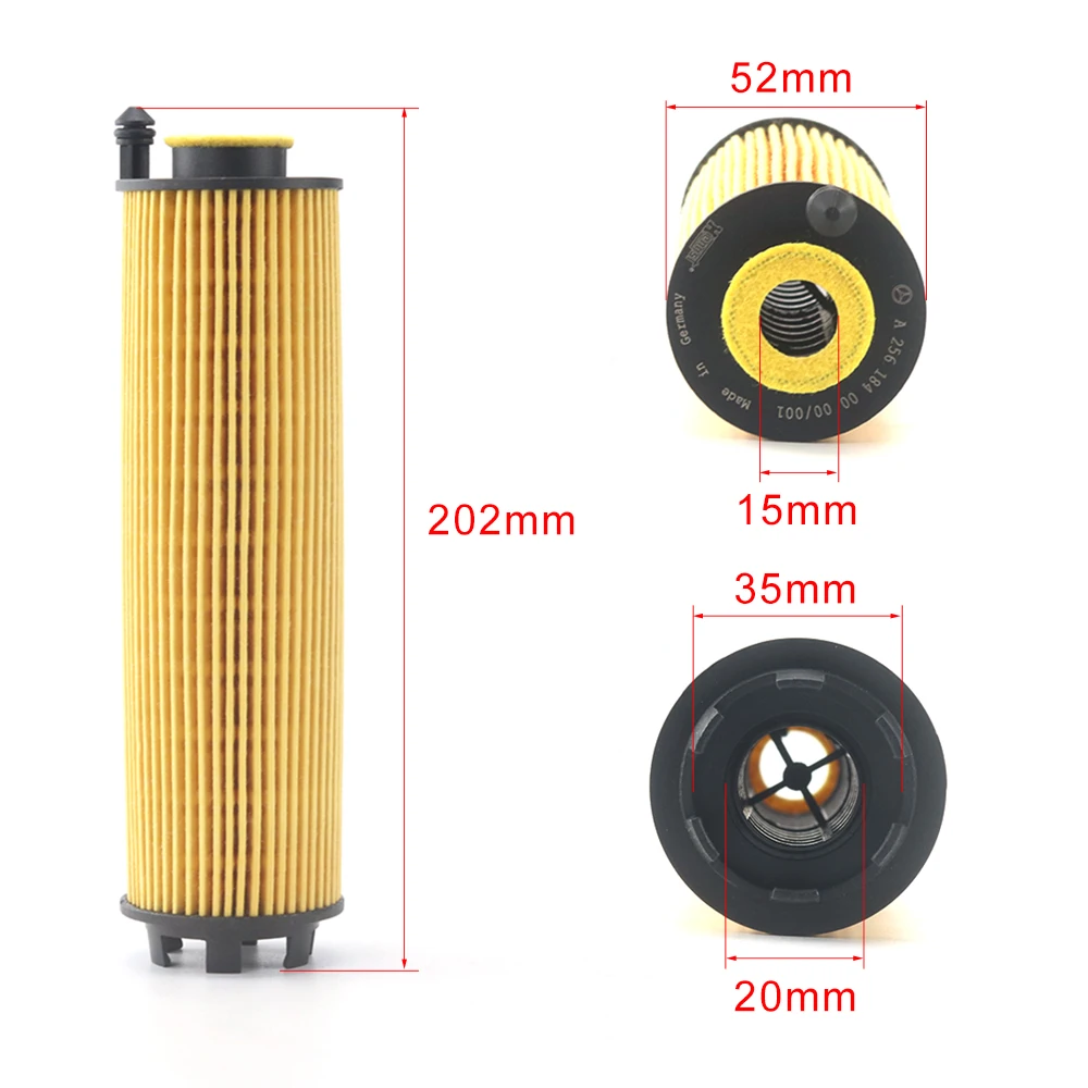 メルセデス GLE オイルフィルター | 2個セット マーレ オイルフィルター オイルエレメント