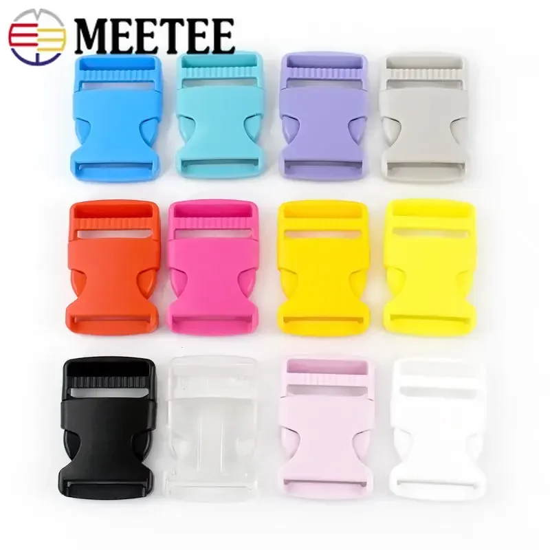 

10Pcs 15-38mm Plastic Buckles for Knapsack Backpack Strap Side Quick Release Buckle Pet Collar Belt Clasp Hooks DIY Accessories