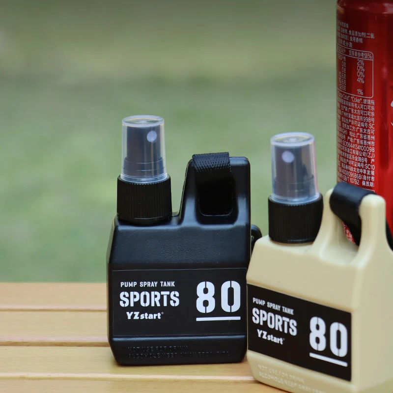 80ml Outdoor Camping Portable Pump Refillable Spray Bottle Empty Cosmetic Containers Atomizer Bottle Travel