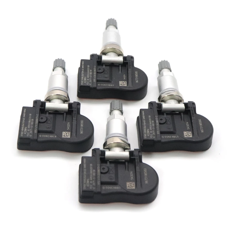 ZGFHNY Reifendrucksensor 9681102280 - TPMS Für Peugeot & Citroen, 4 Stück Set