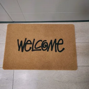 STU Internet celebrity welcome welcome, letter floor mat, carpet, trendy house door mat, entry mat