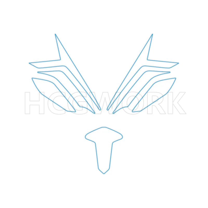 

Motorcycle Headlamp Tail Lamp / Fuel Tank / Whole Bike Transparent Film for Colove 321rr