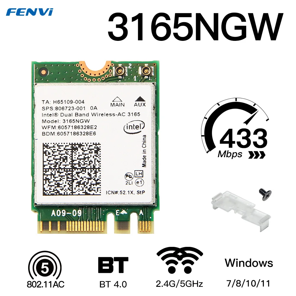 Tri Band WI-FI 6E AX210 M.2 NGFF 53740Mbps Wireless Network WiFi Card Intel AX210NGW 2.4G/5G/6Ghz 802.11ax Bluetooth5.2 Win10/11 