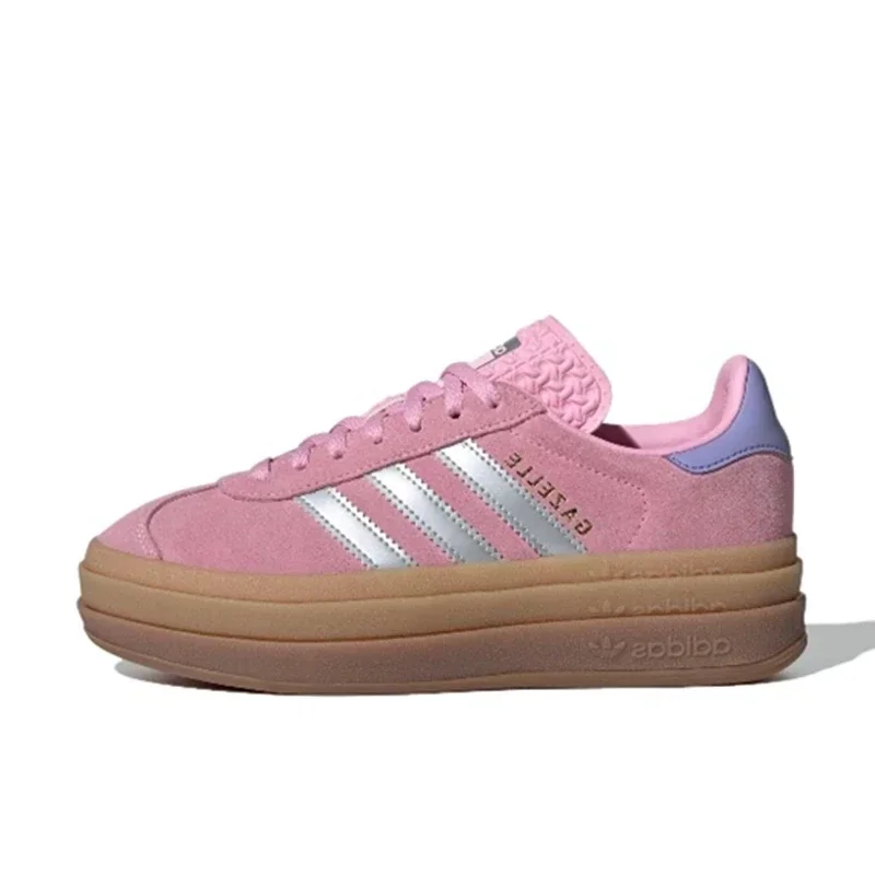 Adidas Originals Gazelle Bold Woman Skateboard Shoes German Training Female Thick Soled Casual Sneakers sports board shoes